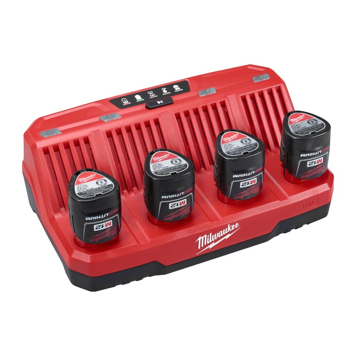 Cargador Milwaukee M12 4MW