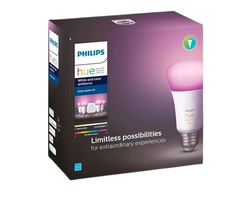 Pack de 4 focos Philips Hue con bridge